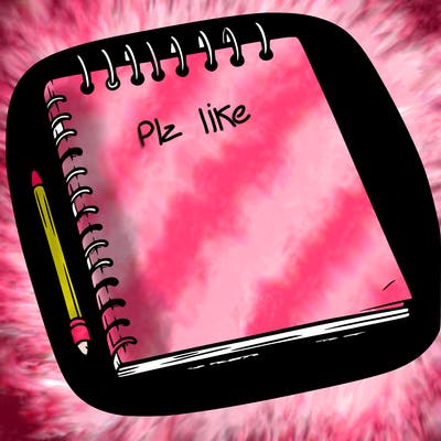 a blank sketch pad