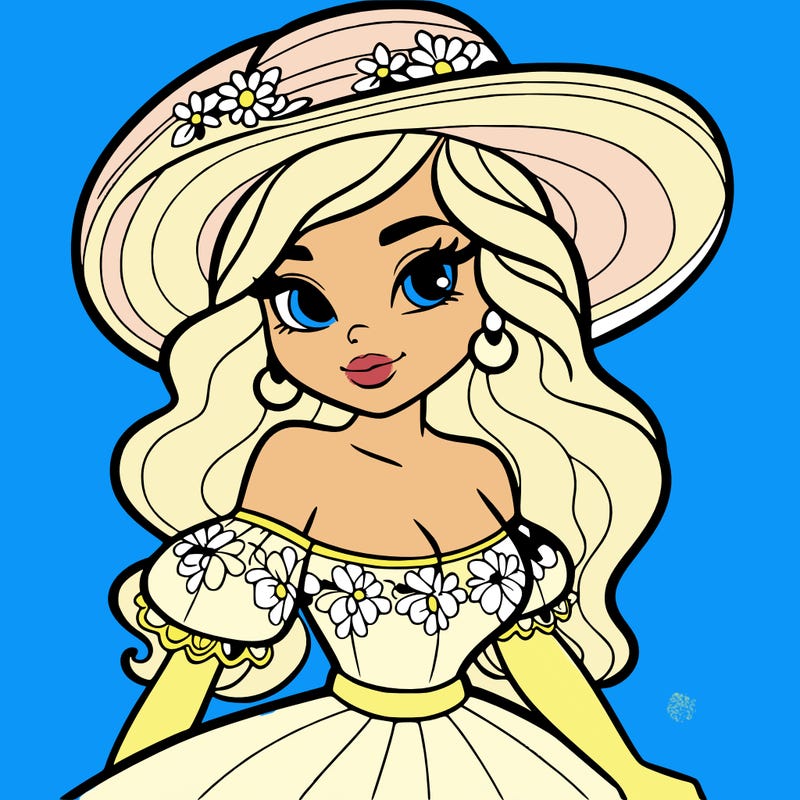 𝕙𝕠𝕥 𝕘𝕚𝕣𝕝 𝕨𝕚𝕥𝕙 𝕒 𝕗𝕝𝕠𝕨𝕖𝕣 𝕕𝕣𝕖𝕤𝕤 𝕒𝕟𝕕 𝕒 𝕤𝕦𝕞𝕞𝕖𝕣 hat