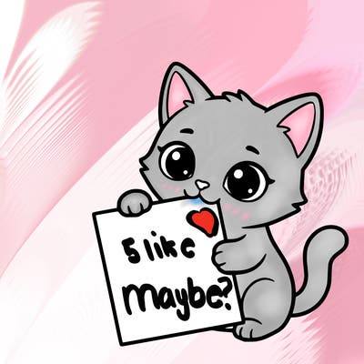 a small cat with a blank sheet of paper in its hand. the cat is sooooooo cute!