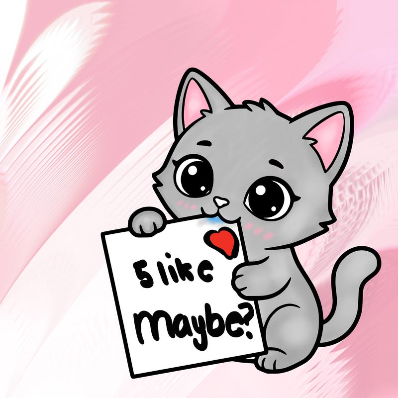 a small cat with a blank sheet of paper in its hand. the cat is sooooooo cute!