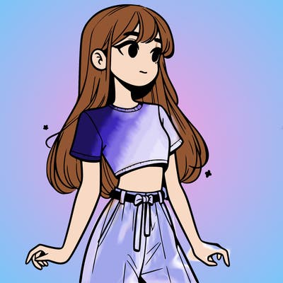 girl in a cute crop top