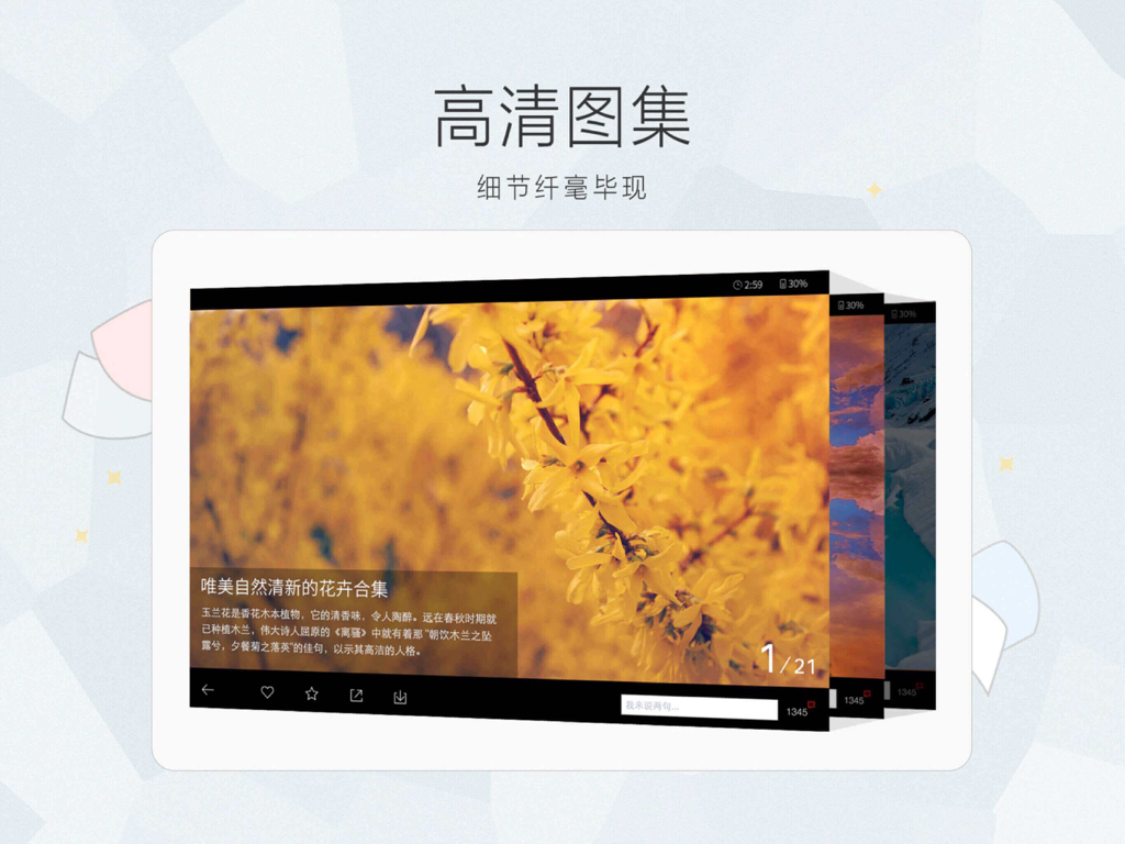 新浪新闻 HD - High-definition image gallery feature on the Sina News HD iPad app