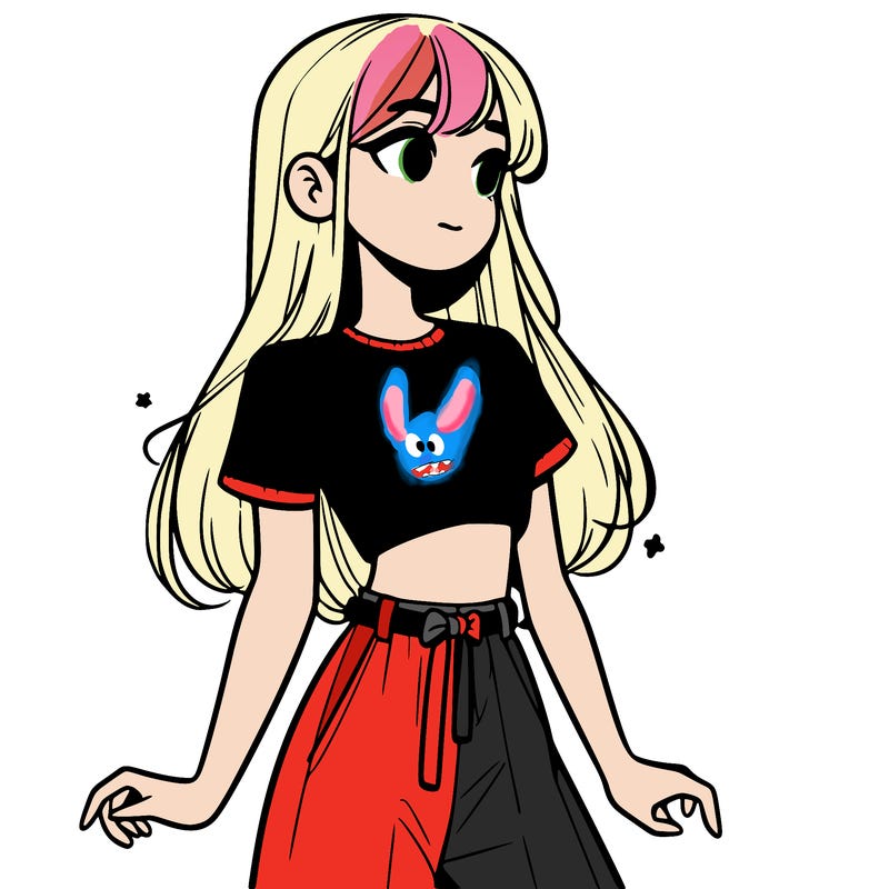 girl in a cute crop top