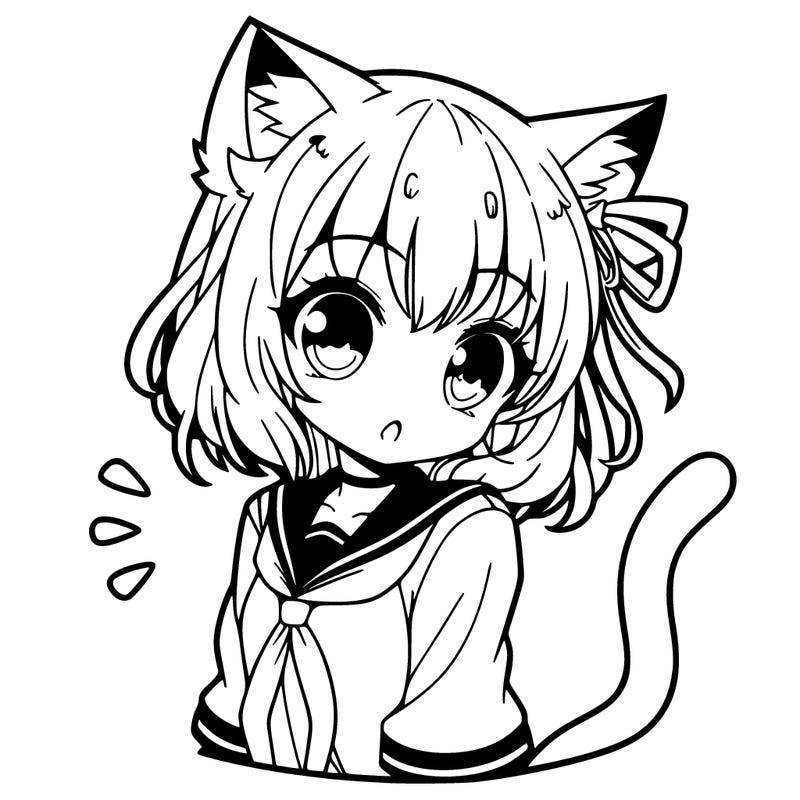 anime cat girl