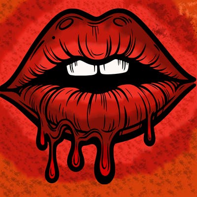 lips that look realistic and drip