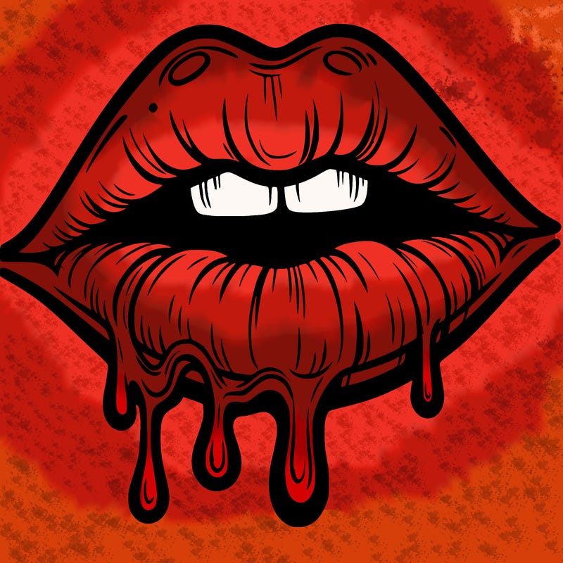 lips that look realistic and drip