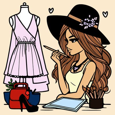 a stylish fashion designer