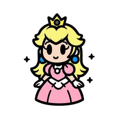 princess peach from mario
