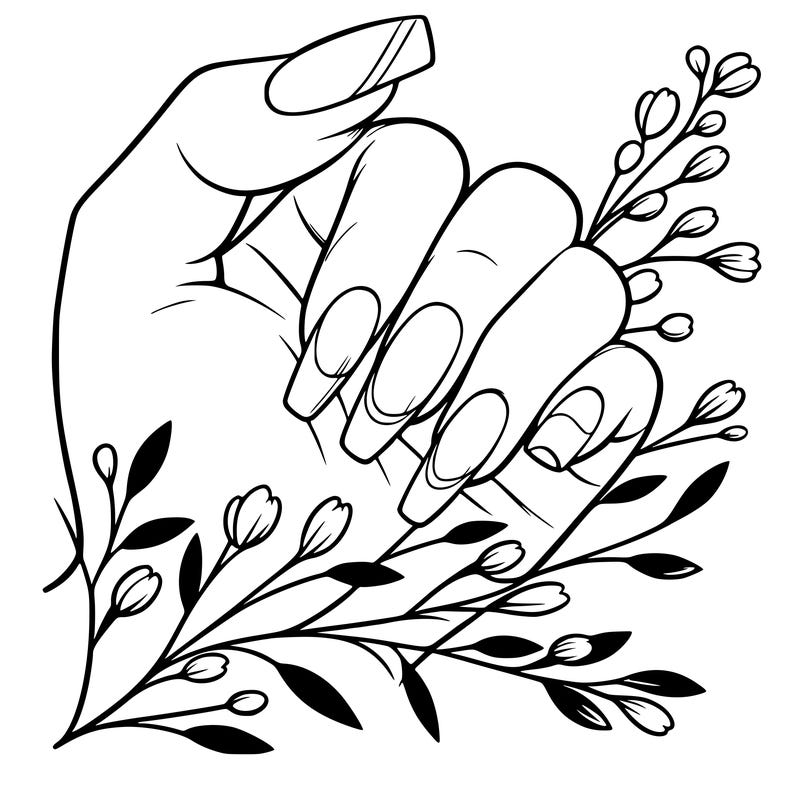 nails with french tip