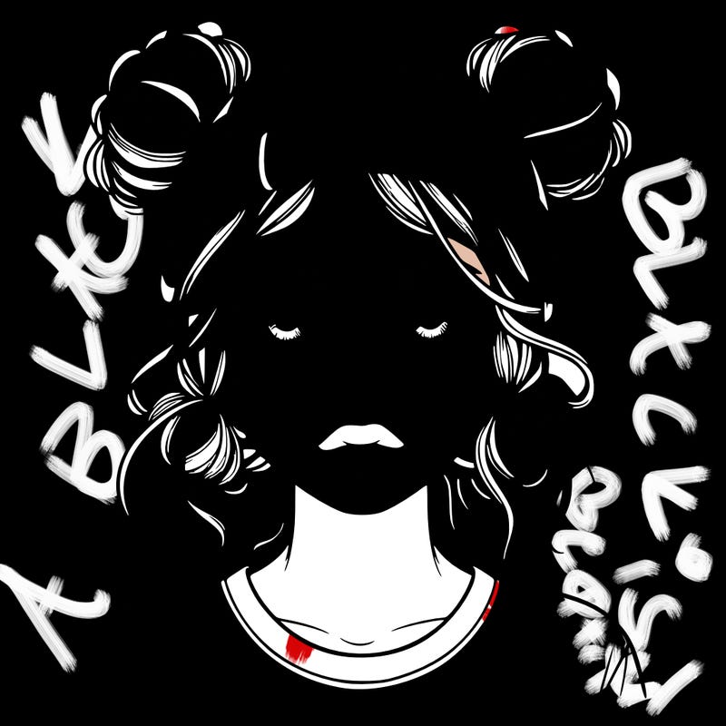 realistic girl with buns in her hair with a beanie on