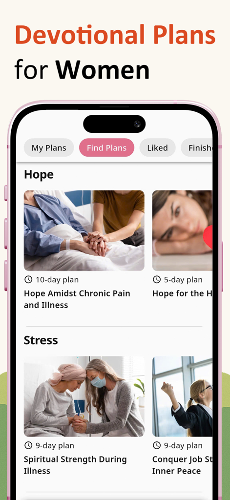 Daily Devotional For Women 365 - Uma coleção de planos devocionais baseados na fé para mulheres com foco em tópicos como esperança e estresse