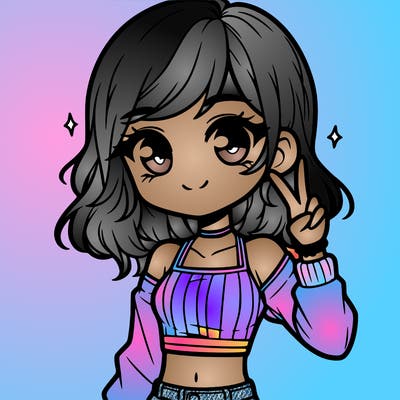 cute girl with crop top