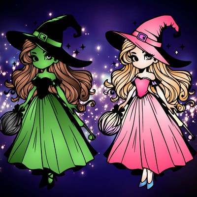beautiful wicked witch. from wicked