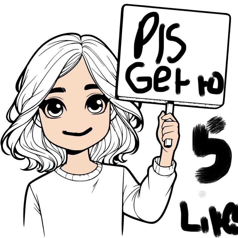 realistic girl holding up a sign