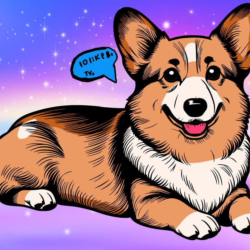 a realistic corgi