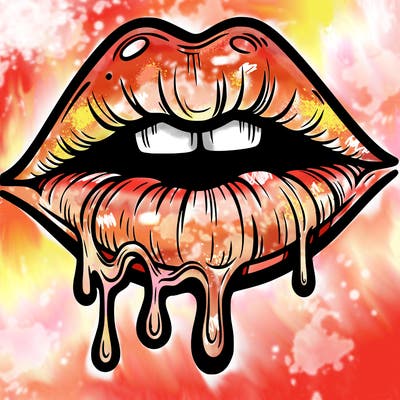 lips that look realistic and drip
