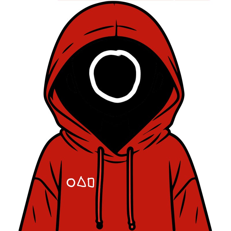 faceless girl in hoodie