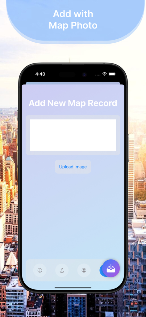 Tracking Maps Max+ - Interface for adding a new map record with image upload option