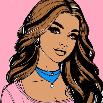 detailed realistic girl