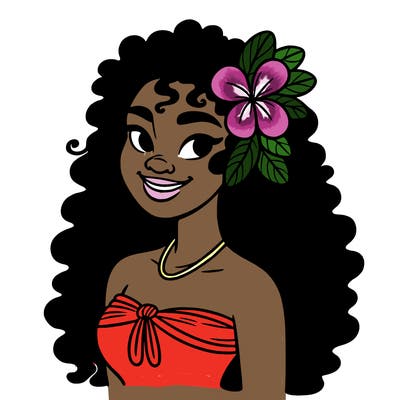 hawaiian black woman