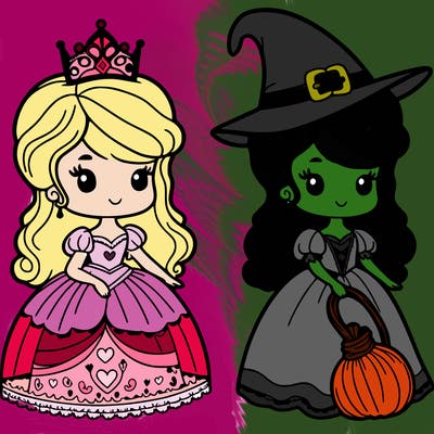 princess as a witch
