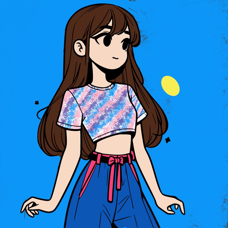 girl in a cute crop top