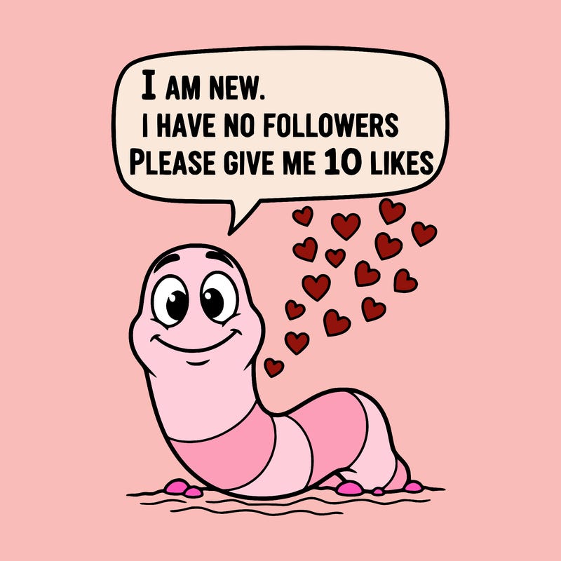 i am new. i have no followers please give me 10 likes