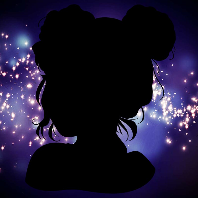 realistic girl with spacebuns