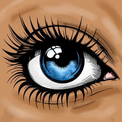 realistic eye