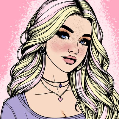 detailed realistic girl