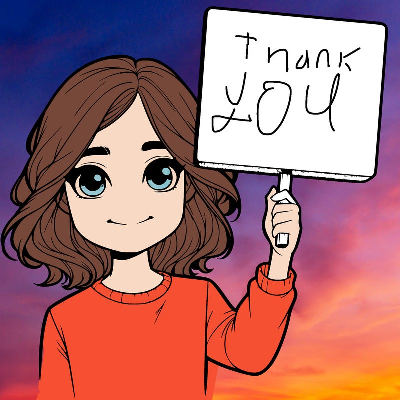 realistic girl holding up a sign