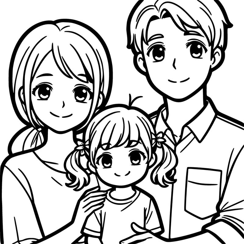 couple and kid