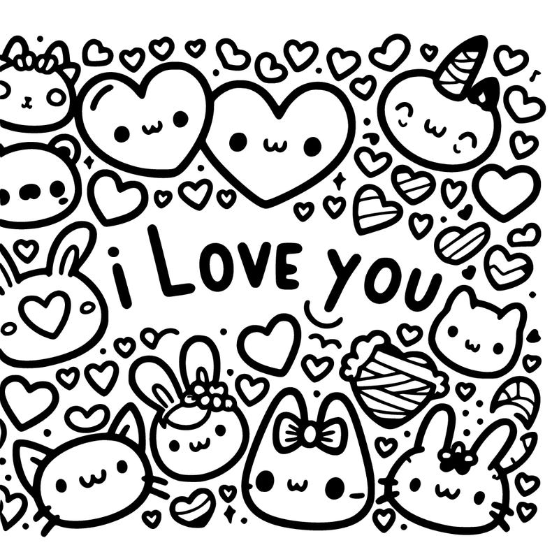 i love you (pattern)