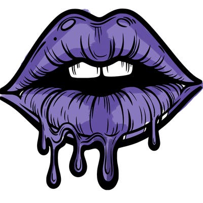 lips that look realistic and drip