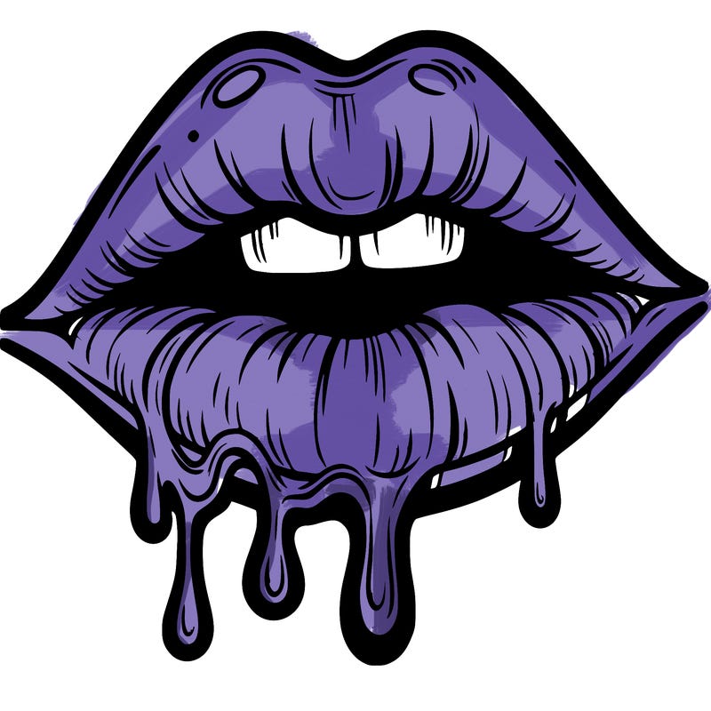 lips that look realistic and drip