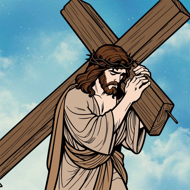 jesus carrying the cross