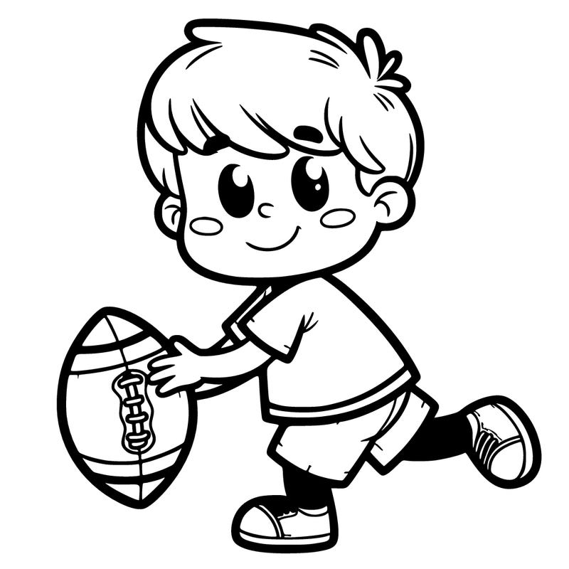 boy with a football