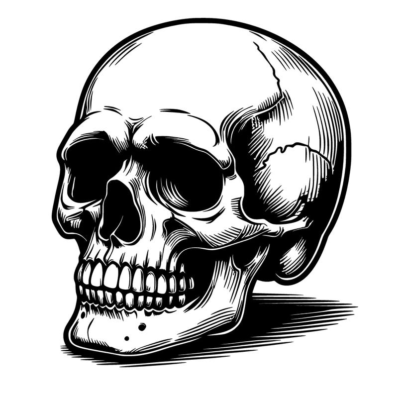 realistic skull