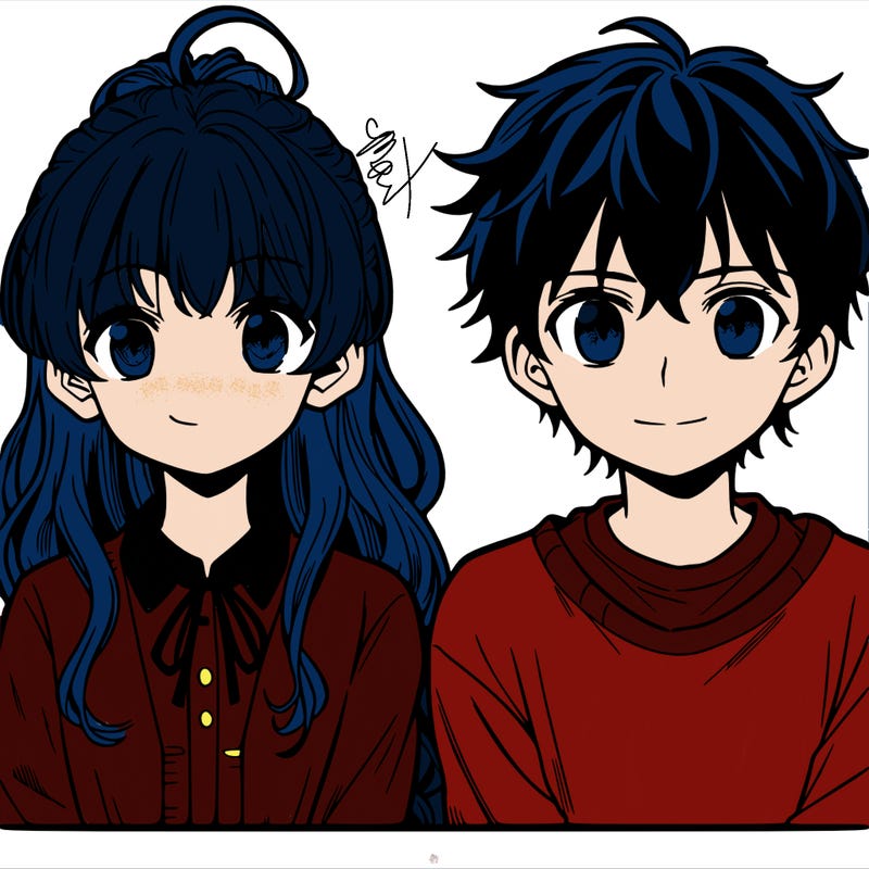 manga boy and girl