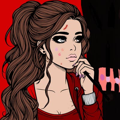 realistic teenage pretty