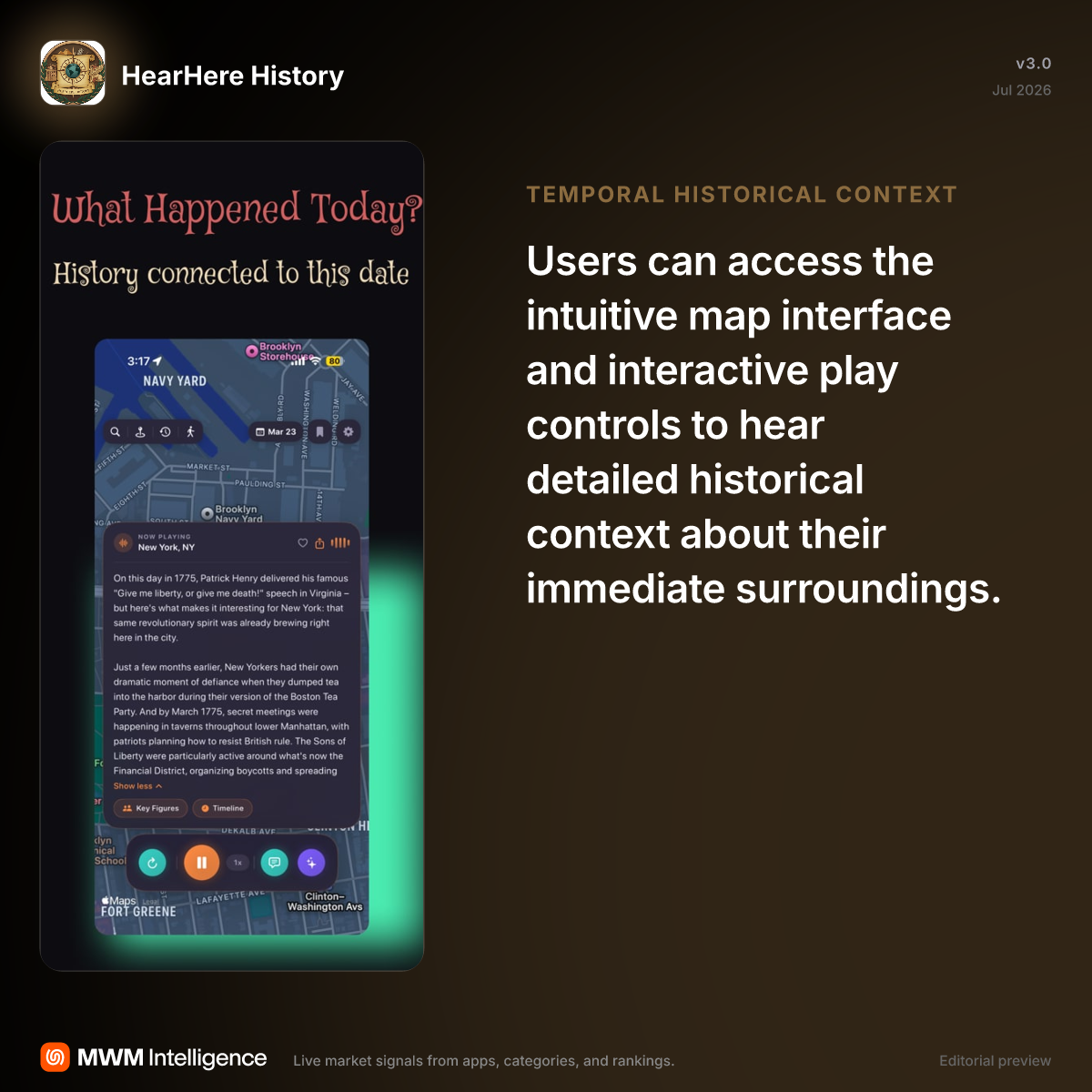 HearHere History - Travel App | MWM