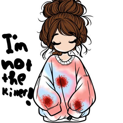 girl with baggy sweatshirt and messy bun