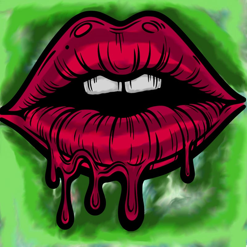 lips that look realistic and drip
