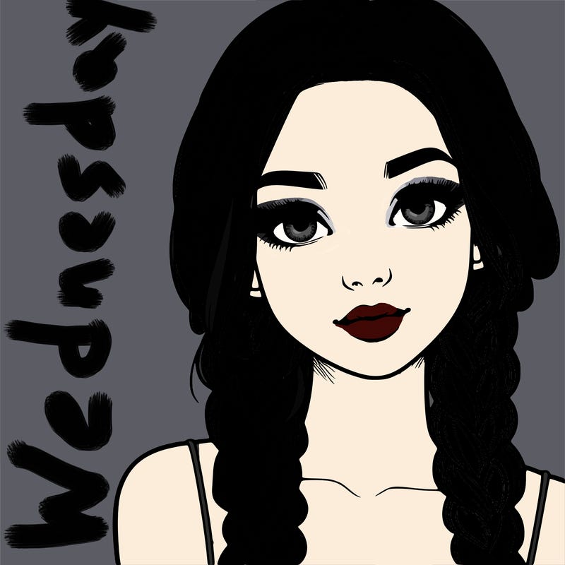 realistic girl with braids