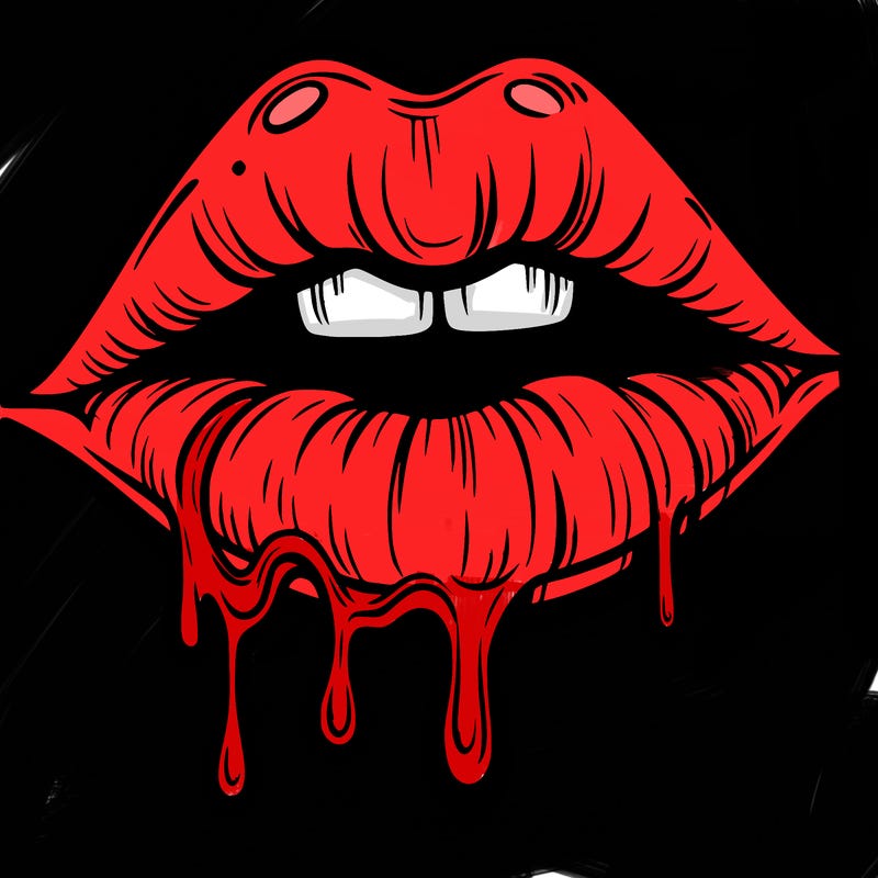 lips that look realistic and drip