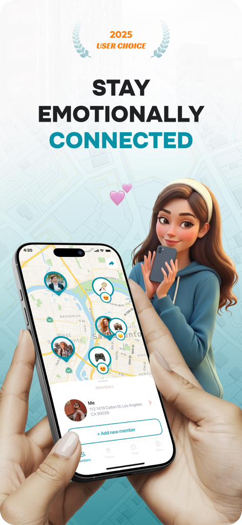 Location Sharing: Mood Map - Lifestyle App | MWM