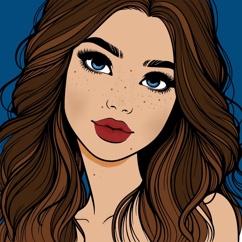 beautiful realistic girl