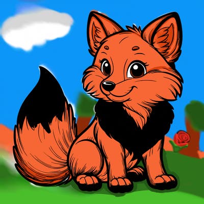 realistic fox