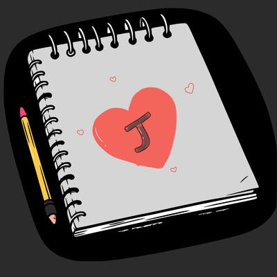 a blank sketch pad