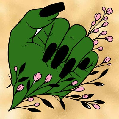 nails with french tip